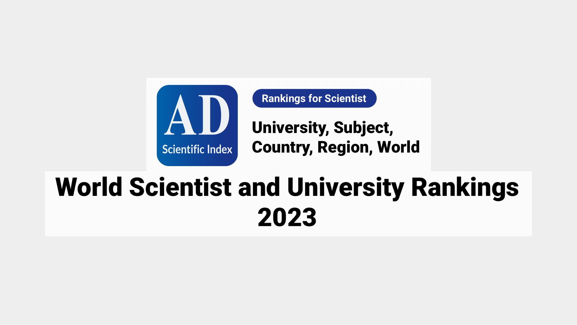 5th place of the Poznan University of Technology in AD Scientific Index 2023 | Wydział Architektury