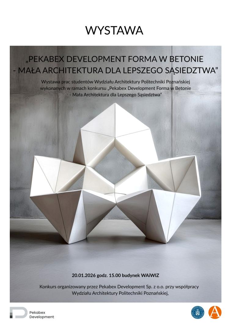 Wręczenie nagród w KONKURSIE PEKABEX DEVELOPMENT FORMA W BETONIE